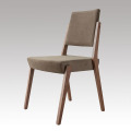 Chaise à manger en tissu solide en bois avec design célèbre